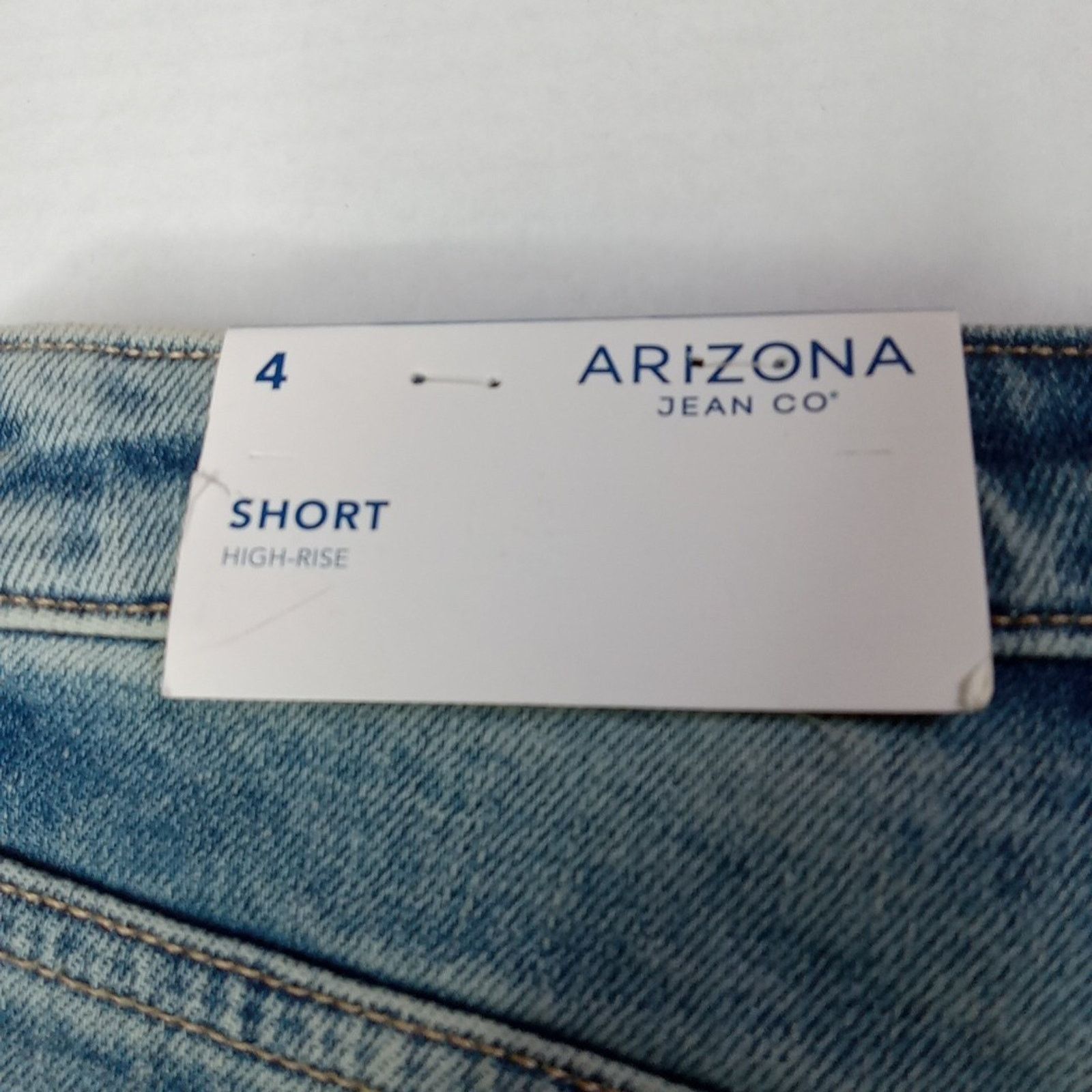 Arizona Jean Co. Arizona Cut Off Shorts Women Size 4 Blue High Rise 2.5" Ins Size 27" / US 4 / IT 40 - 5 Thumbnail