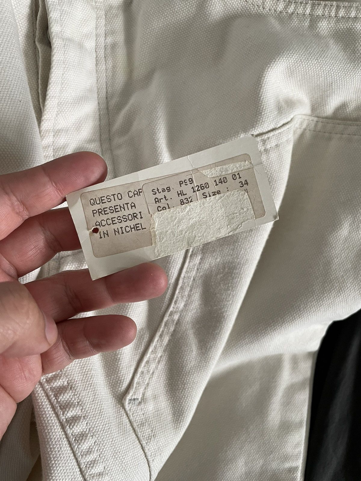 Helmut Lang Helmut Lang Questo Carpenter Canvas Pants Size US 34 / EU 50 - 7 Thumbnail