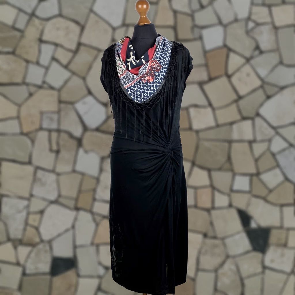 Desigual Desigual XL Womens A-Line Dress Multicoloured Long Dress Size XL / US 12-14 / IT 48-50 - 1 Thumbnail