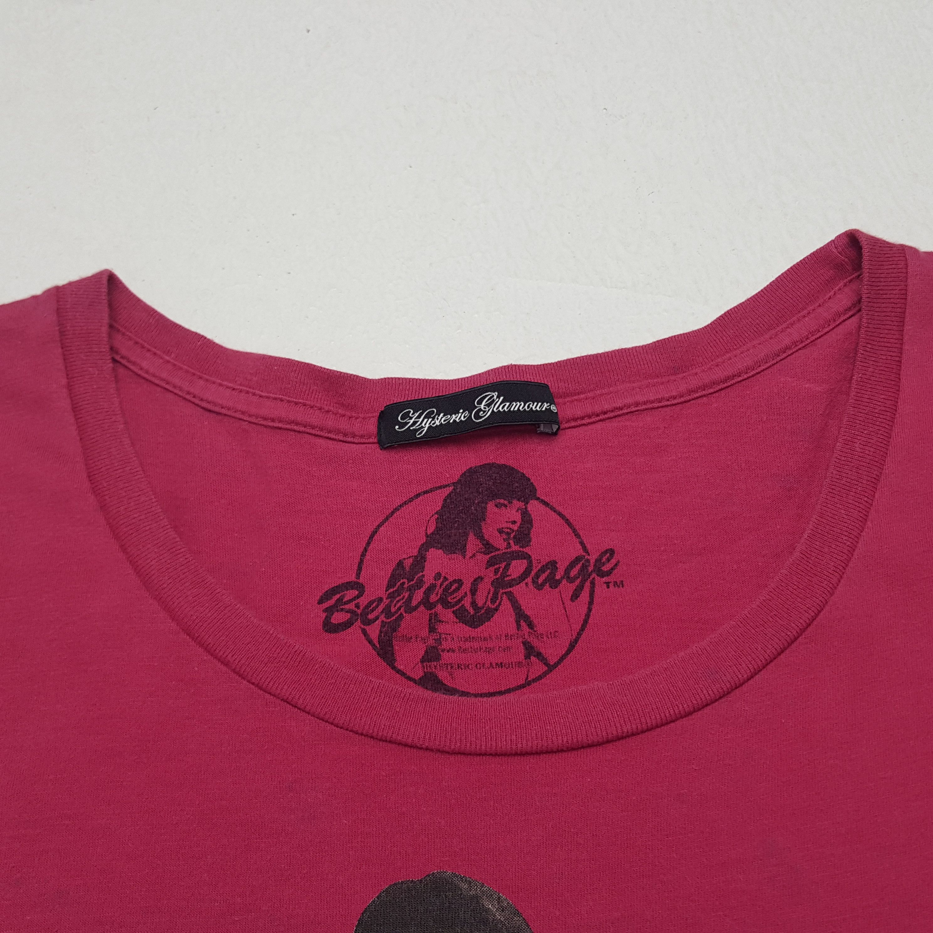 Hysteric Glamour × Vintage Vintage Hysteric Glamour Bettie Page Tshirt Size S / US 4 / IT 40 - 4 Thumbnail