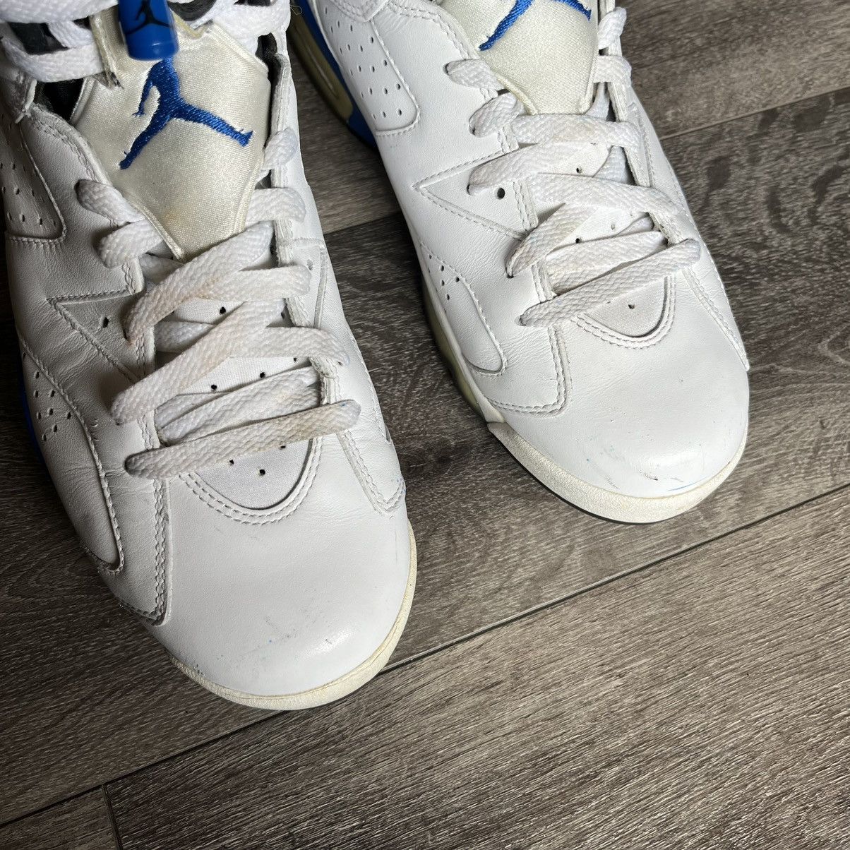 Jordan Brand × Nike Air Jordan 6 VI Retro Sport Blue 2014 Men’s Size 9.5 Shoes Size US 9.5 / EU 42-43 - 6 Thumbnail