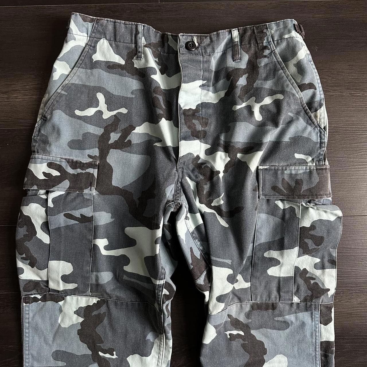 Vintage Vintage Blue Camo Army Cargo Size US 32 / EU 48 - 4 Thumbnail