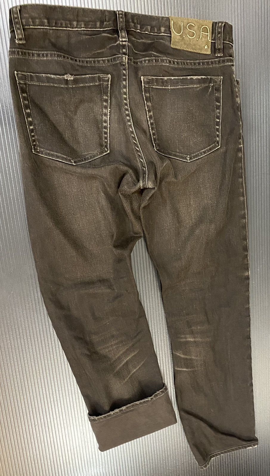John Varvatos John Varvatos USA Asphalt Bowery Button fly jeans 32RG Size US 32 / EU 48 - 9 Thumbnail