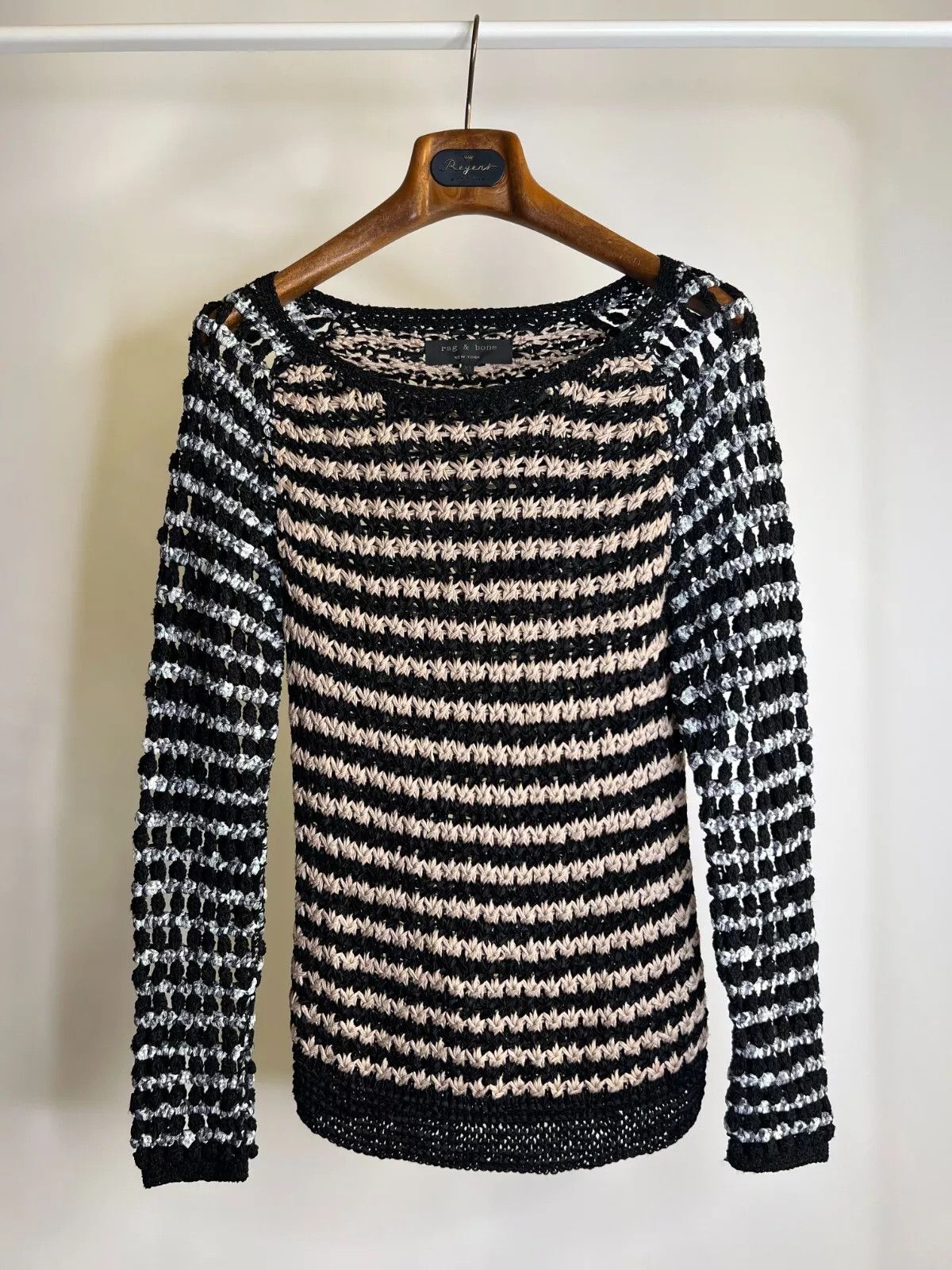 Rag & Bone RAG & BONE Multicolor Striped Pullover Knit Sweater Size XS / US 0-2 / IT 36-38 - 1 Thumbnail