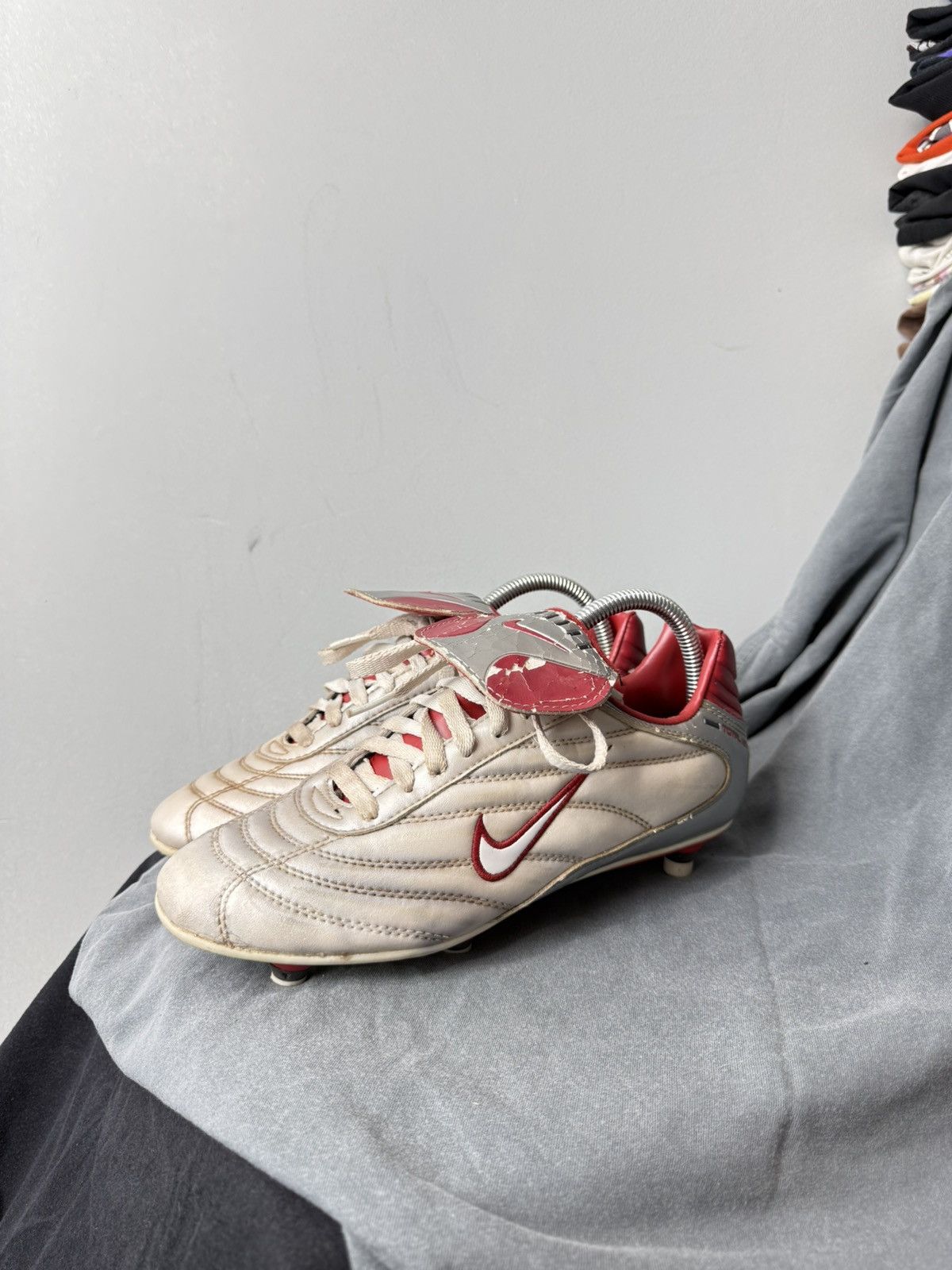 Nike 💥Rare! Vintage Nike Total 90 Soccer Boots Sneakers Size US 6 / EU 39 - 1 Thumbnail