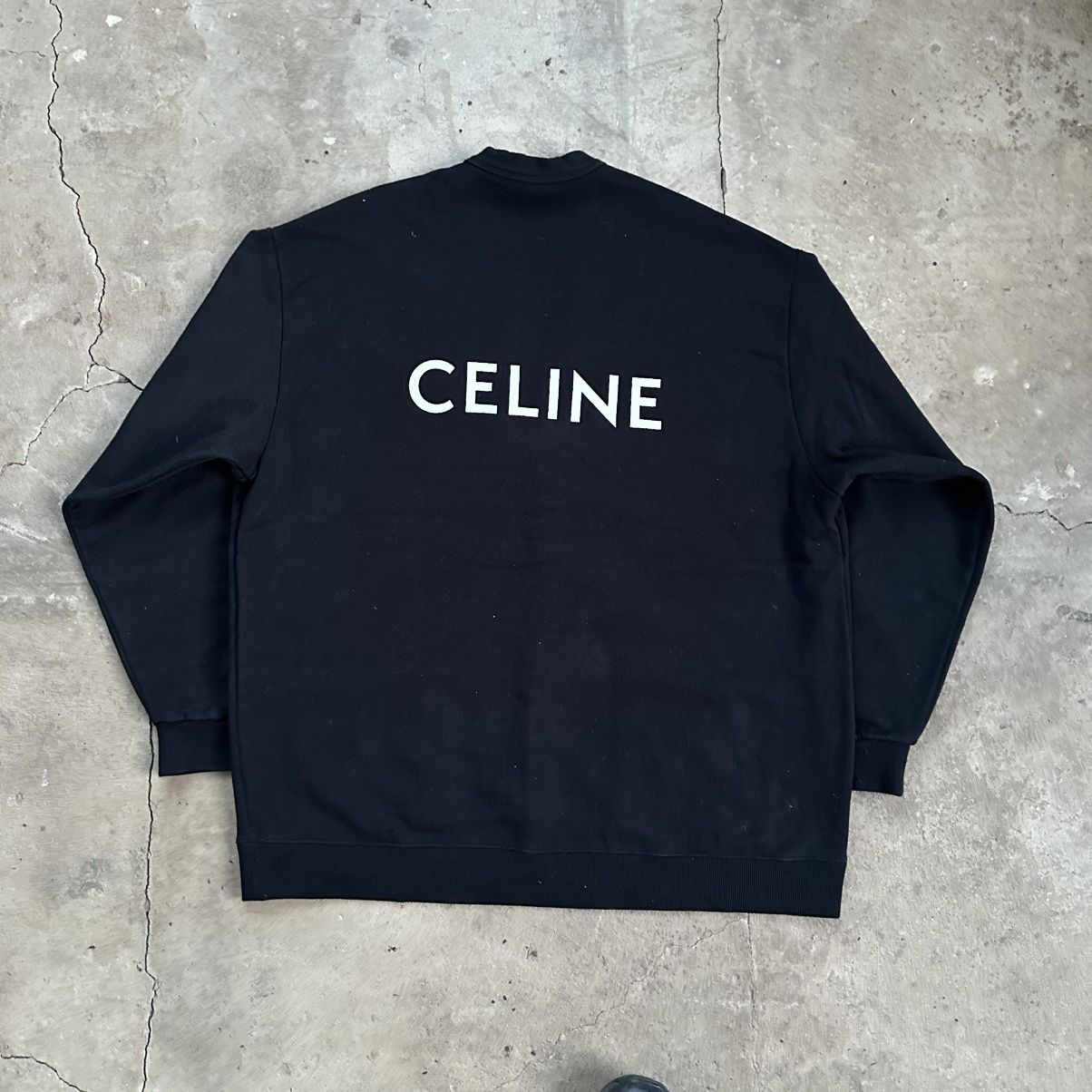 Celine × Hedi Slimane CELINE OVERSIZED CARDIGAN COTTON FLEECE Size US L / EU 52-54 / 3 - 2 Thumbnail