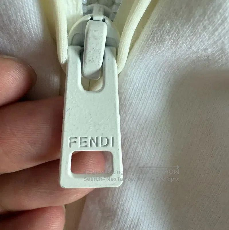 Fendi Fendi Women's White Cotton Jacket . Size XXS / US 00 / IT 34 - 4 Thumbnail