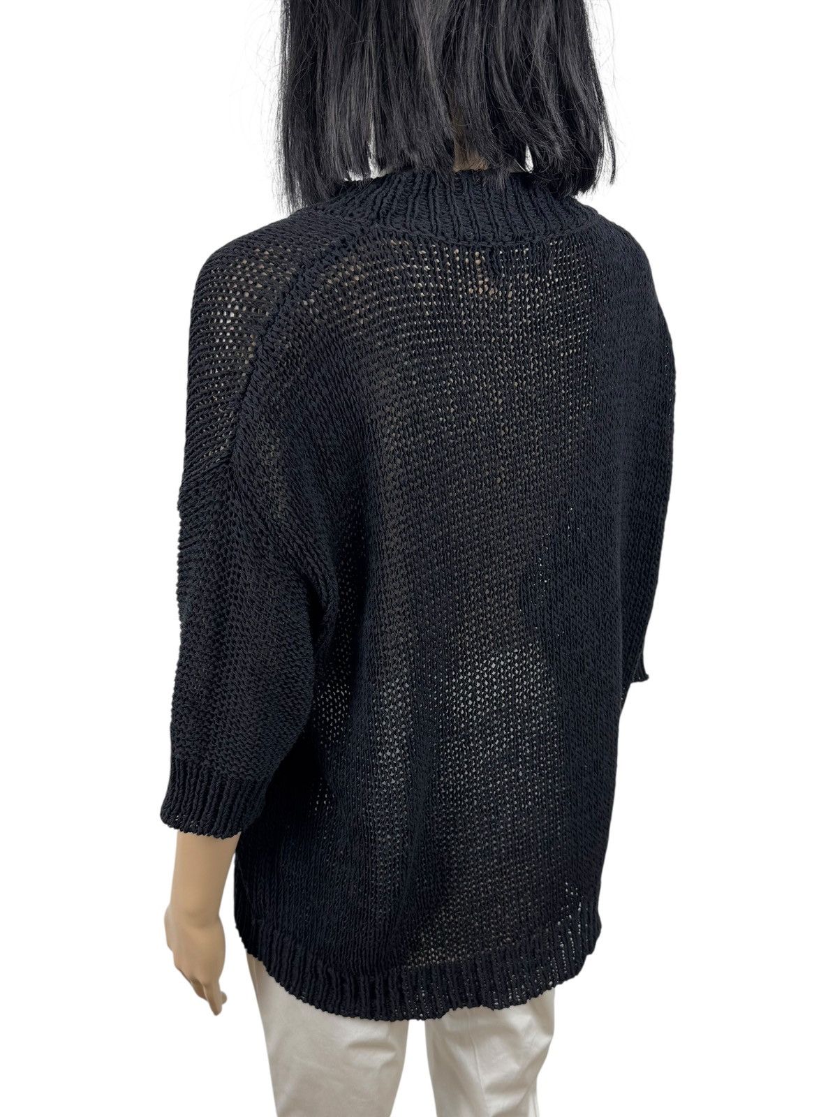 Roberto Collina Roberto Collina Cotton Knit Blouse Short Sleeve Oversized XS Size XS / US 0-2 / IT 36-38 - 6 Thumbnail