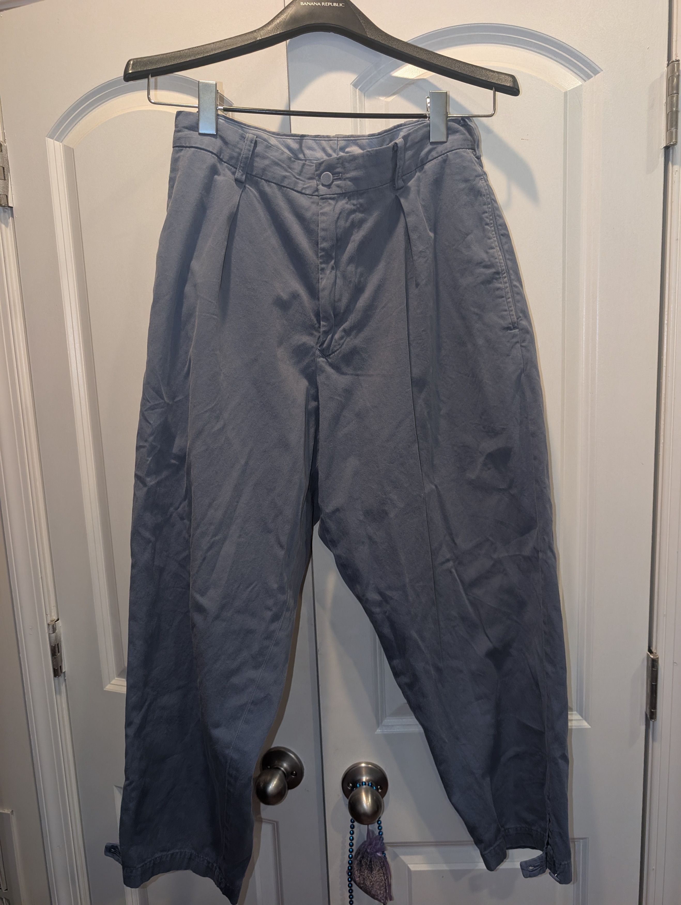 Yohji Yamamoto YOHJI YAMAMOTO POUR HOMME COTTON Pants Size 3 (32) Size US 32 / EU 48 - 1 Thumbnail