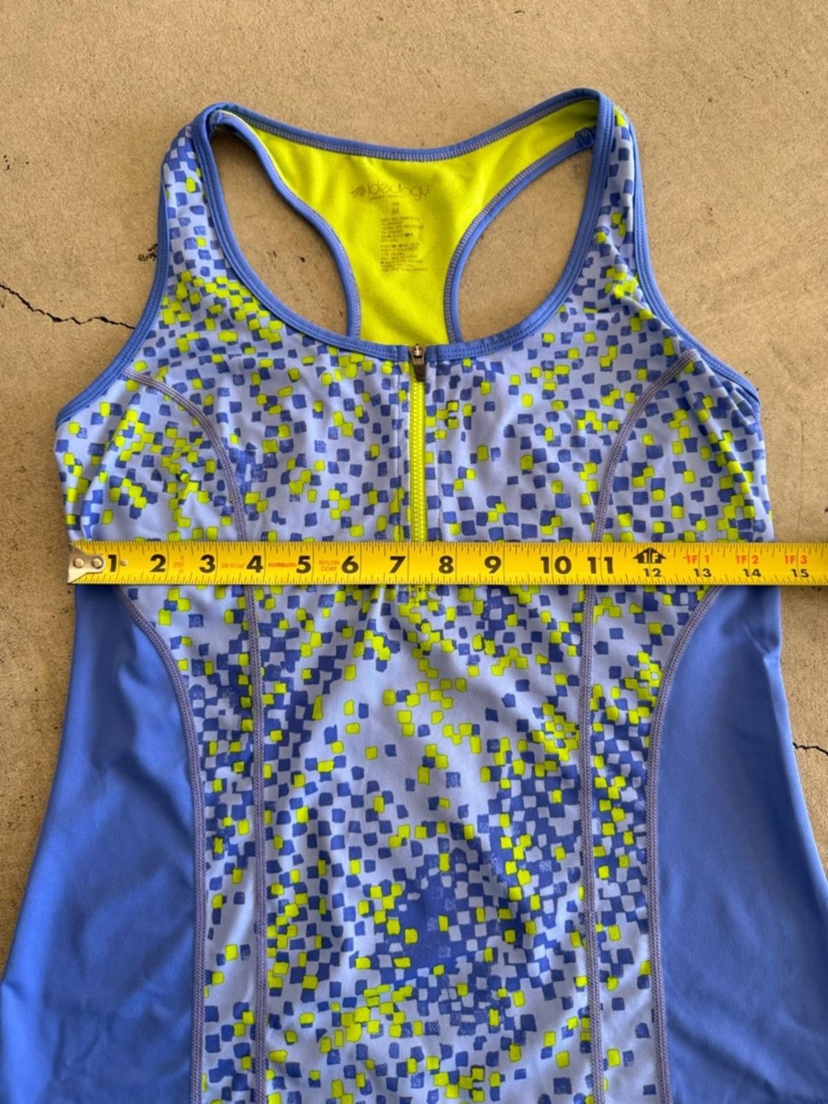 Other Ideology / Athletic Tank Top with Built In Bra Zip / blue Size M / US 6-8 / IT 42-44 - 7 Thumbnail