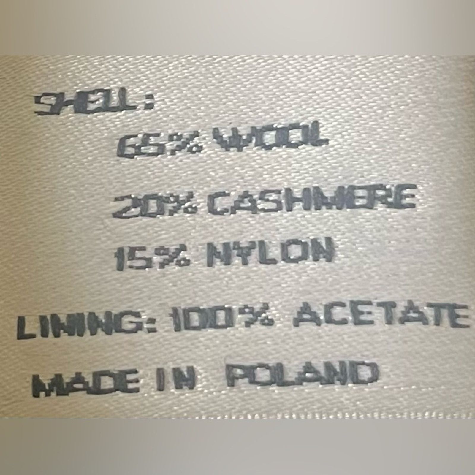 John Weitz John Weitz vintage coat is a wool/cashmere blend, size 10P Size L / US 10 / IT 46 - 6 Thumbnail