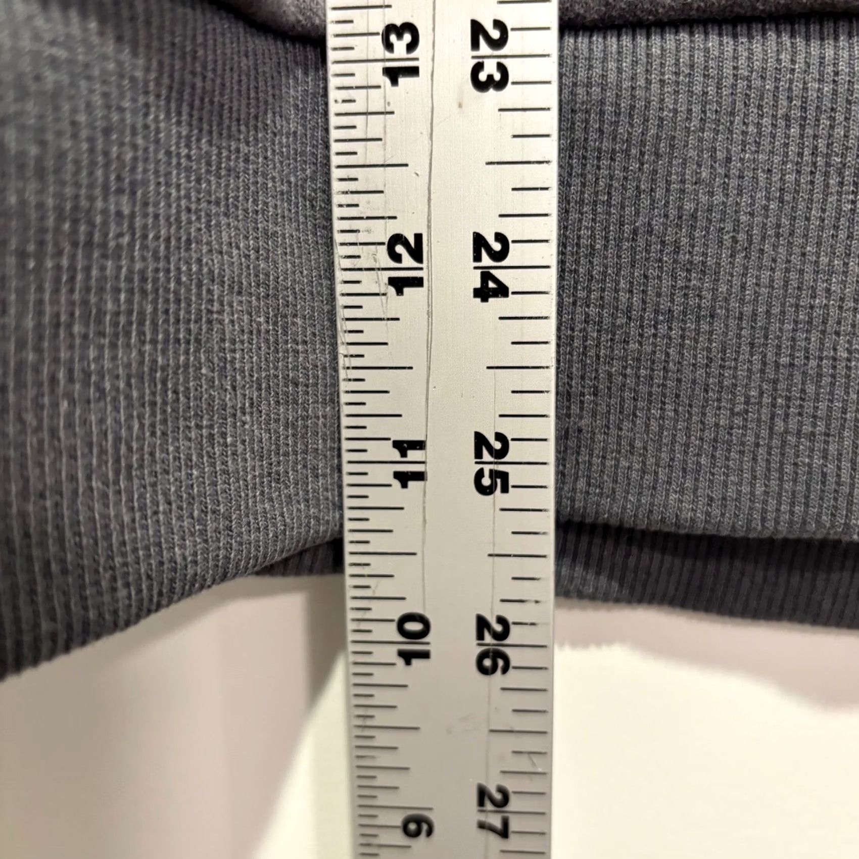 Y/Project White Fox Project 5 Sweatshirt Charcoal Grey Mock Neck Puff Print Logo S/M Womens Pullover Long Sleeve Casual Modern 3D Oversized Fleece Raglan Size M / US 6-8 / IT 42-44 - 6 Thumbnail