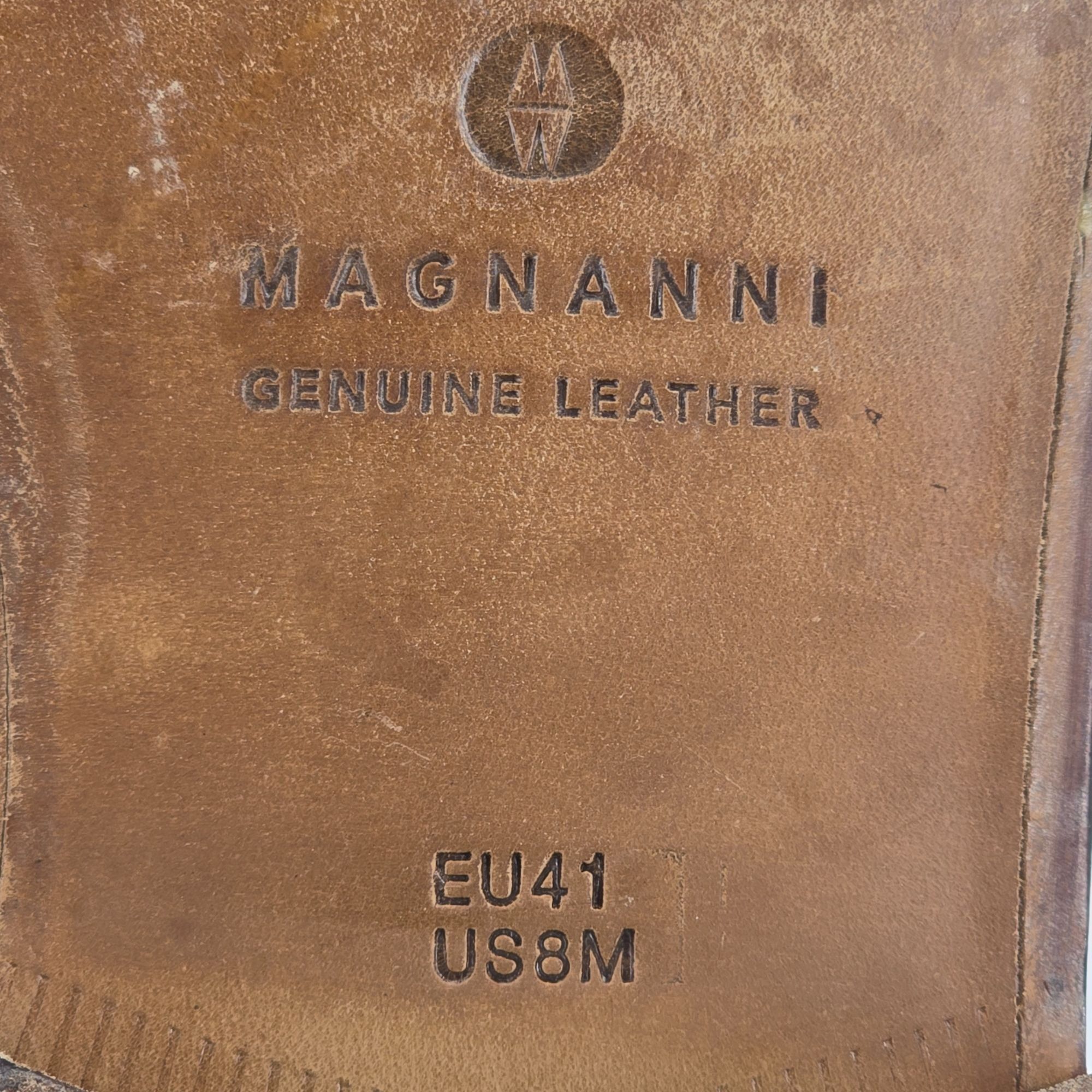 Magnanni Magnanni Spain Dress Shoes Men's 8M Brown Leather Apron-toe Size US 8 / EU 41 - 13 Thumbnail