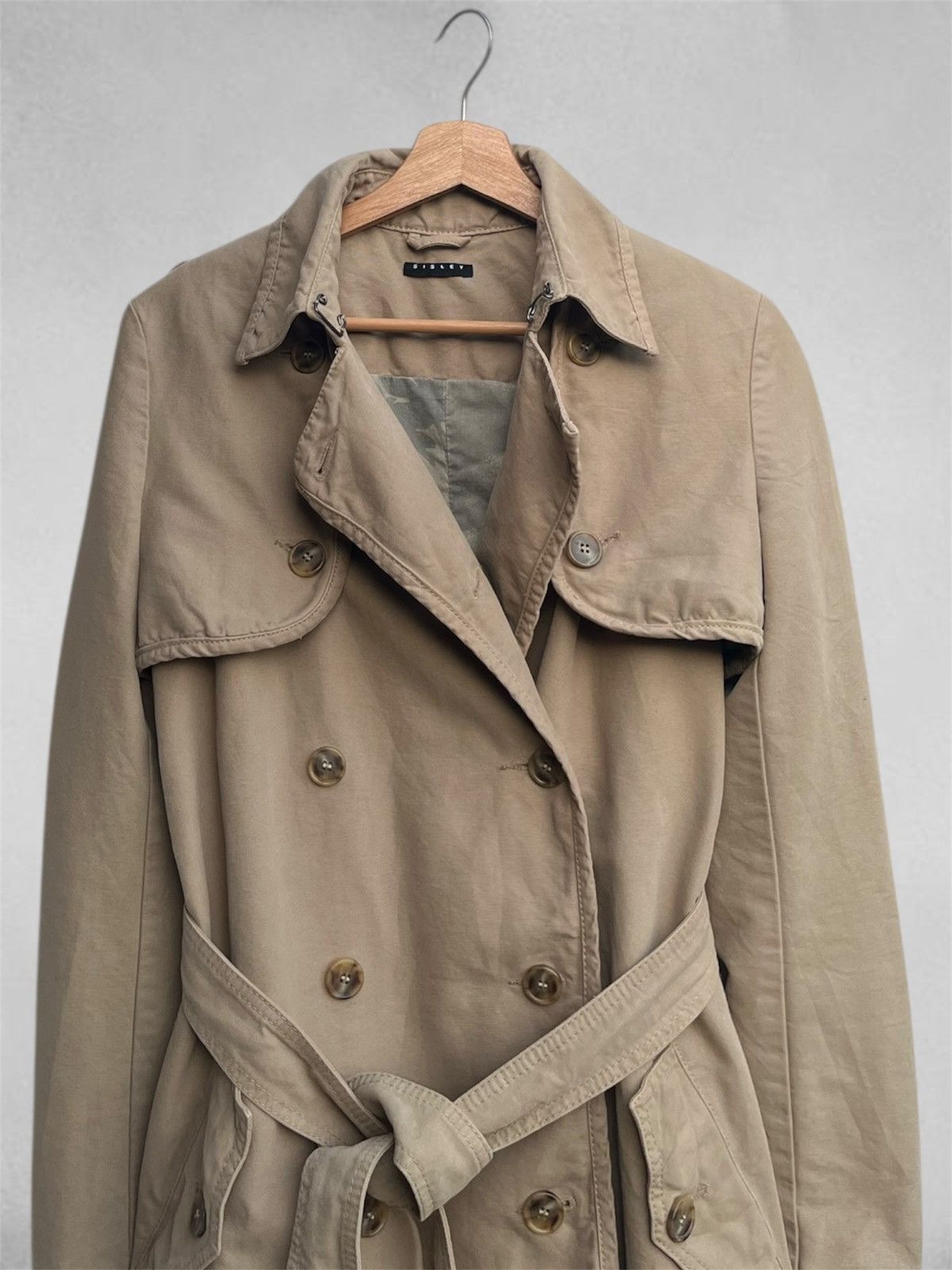 Sisley Sisley Convertible Trench Coat Size S / US 4 / IT 40 - 11 Thumbnail