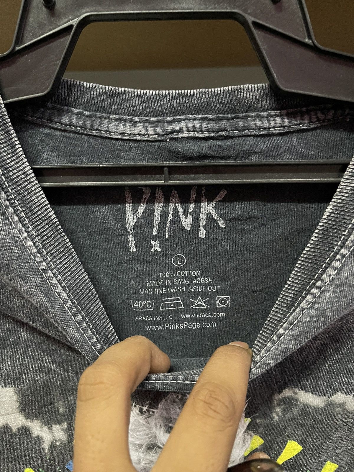 Band Tees Acid Wash x Pink🔥🔥🔥 Size US L / EU 52-54 / 3 - 7 Thumbnail