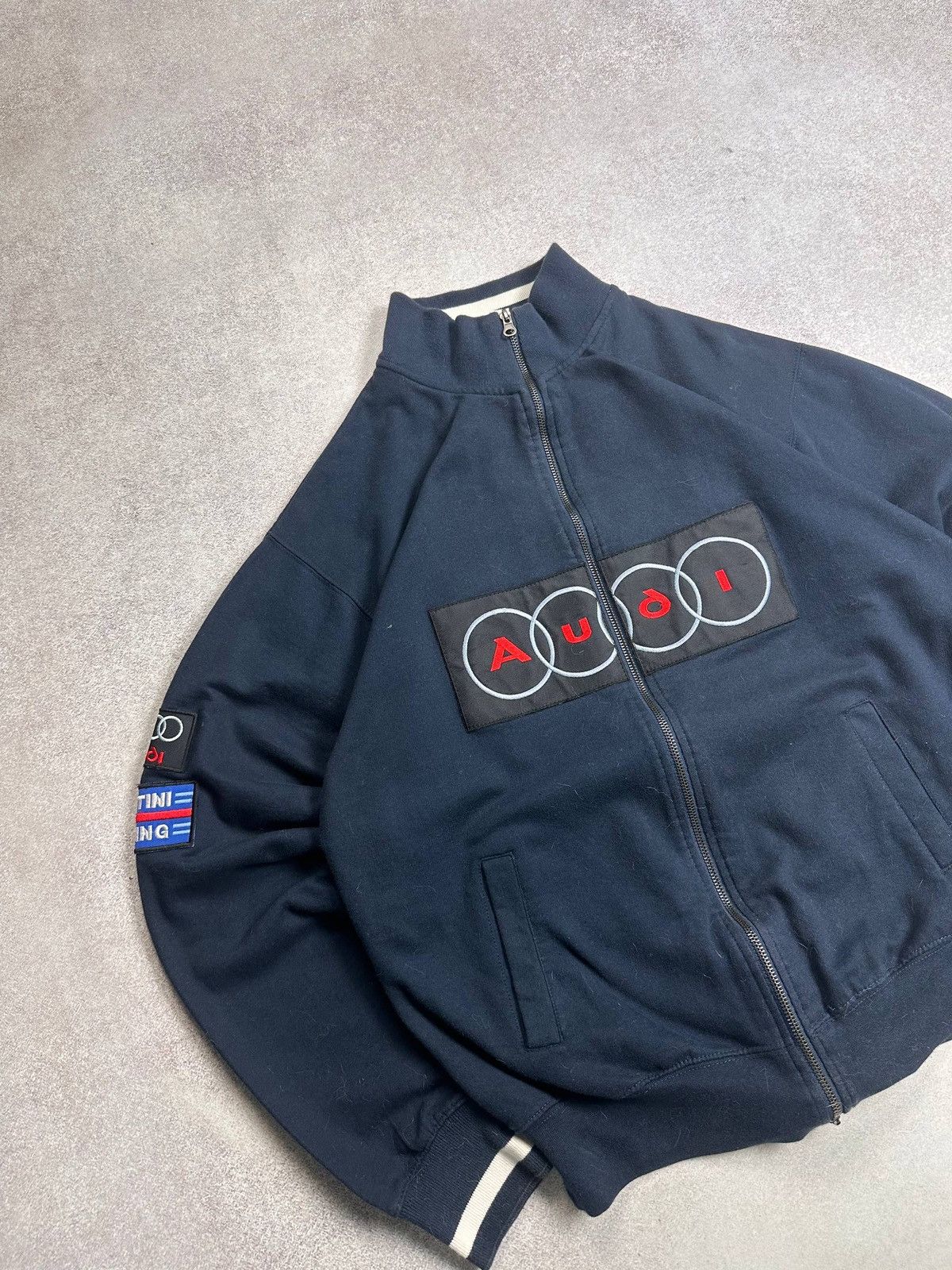 Audi Vintage 90s Audi Racing Y2K Zip Jacket XL Size US XL / EU 56 / 4 - 2 Thumbnail