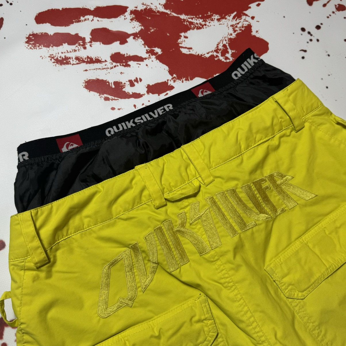 Quiksilver × Vintage vintage ski pants quiksilver big logo m/l size Size US 32 / EU 48 - 3 Thumbnail