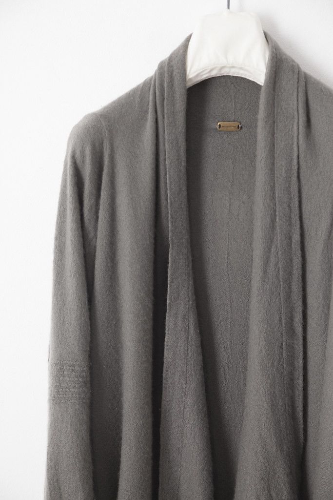 Rick Owens HUN boiled cashmere biker cardigan Size M / US 6-8 / IT 42-44 - 2 Thumbnail