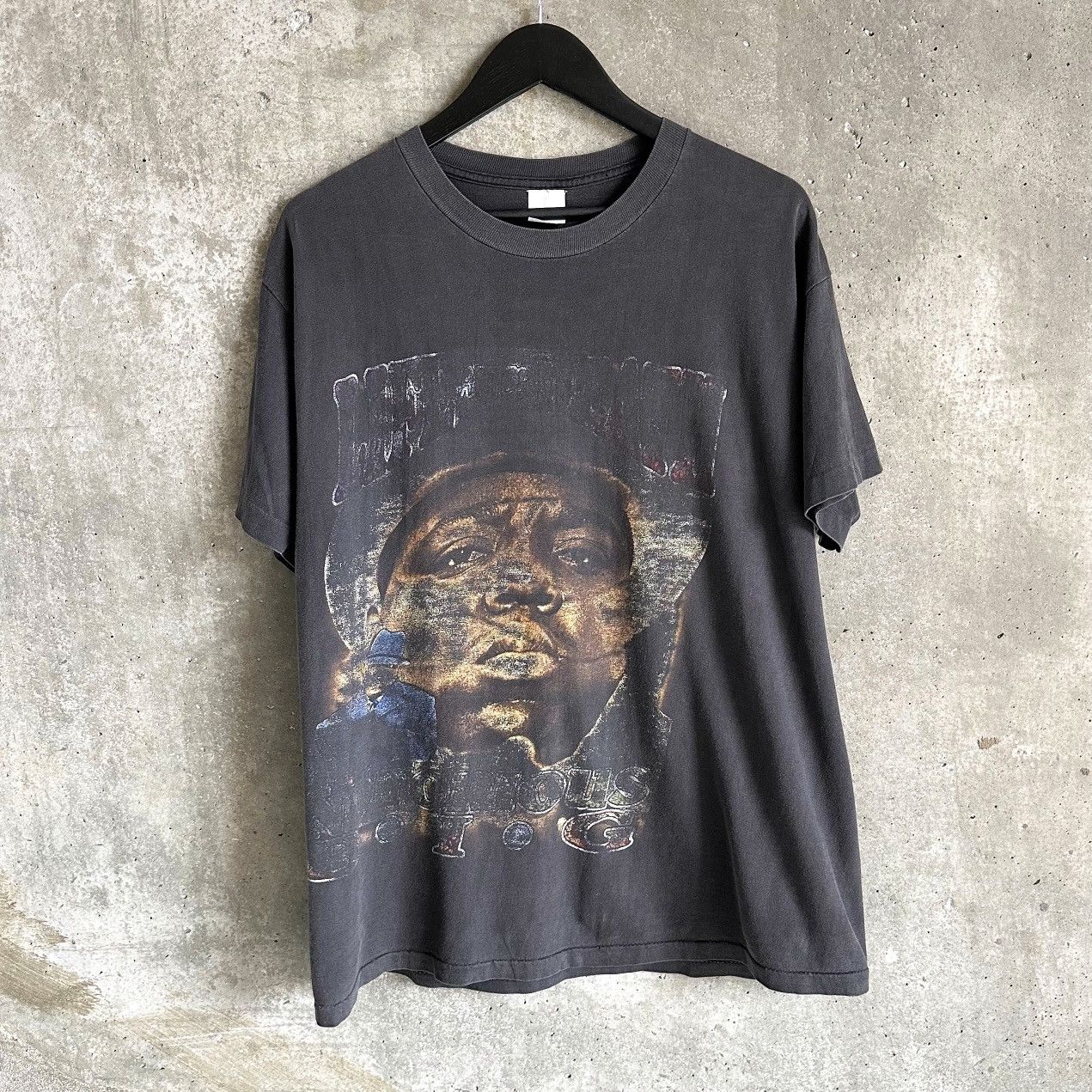 Rap Tees 90’s FADED Biggie Smalls "Life After Death" T-Shirt Size US XL / EU 56 / 4 - 1 Thumbnail
