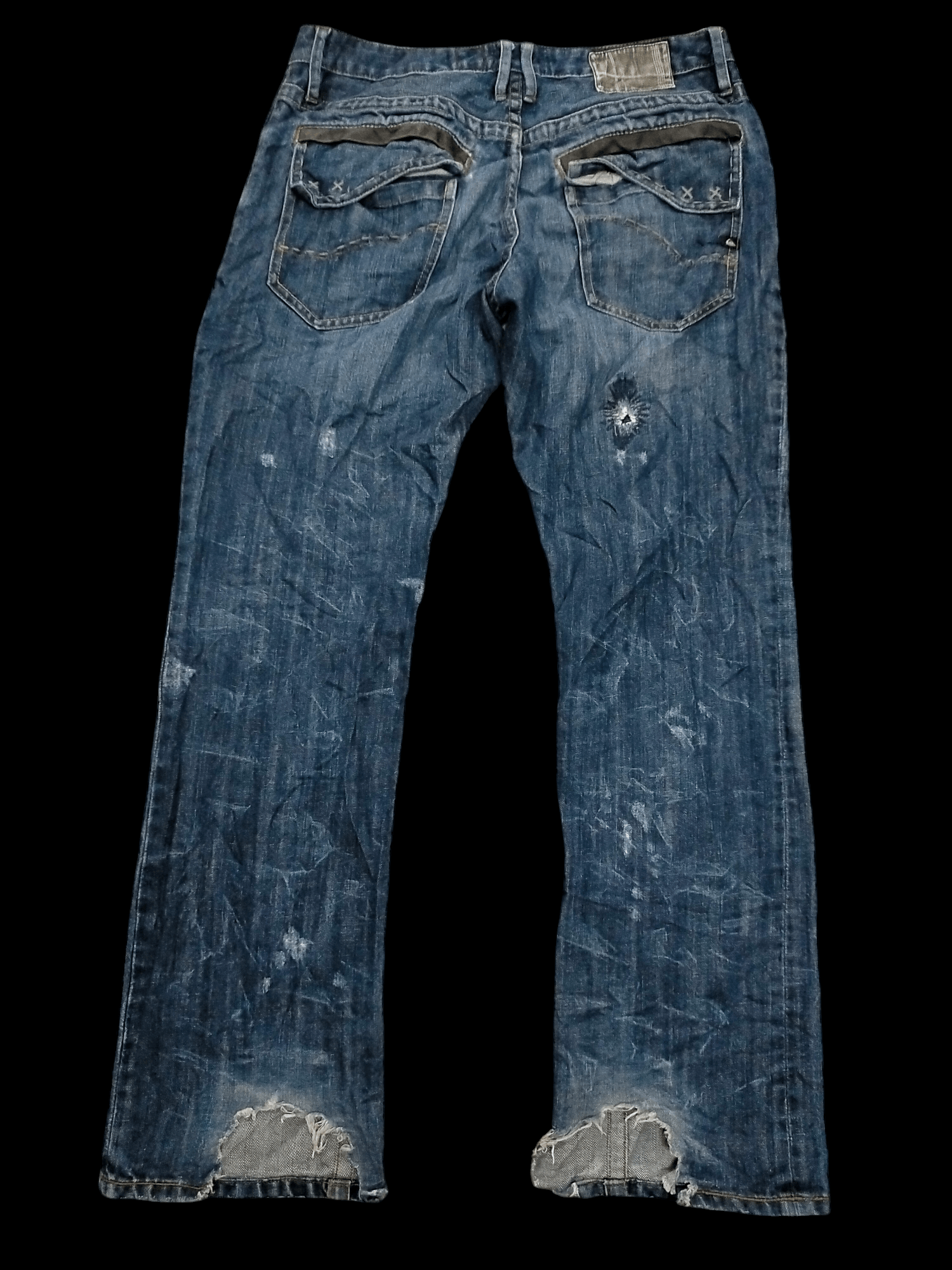 Quiksilver 🔥Limited Edition🔥 Vintage Quicksilver Distressed Rare Jean Size US 32 / EU 48 - 2 Thumbnail