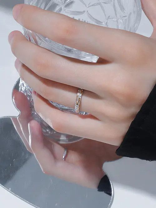 Jewelry New Design Jewelry Rings Open Size Chrome Ring (Size 7-13) Size ONE SIZE - 2 Thumbnail