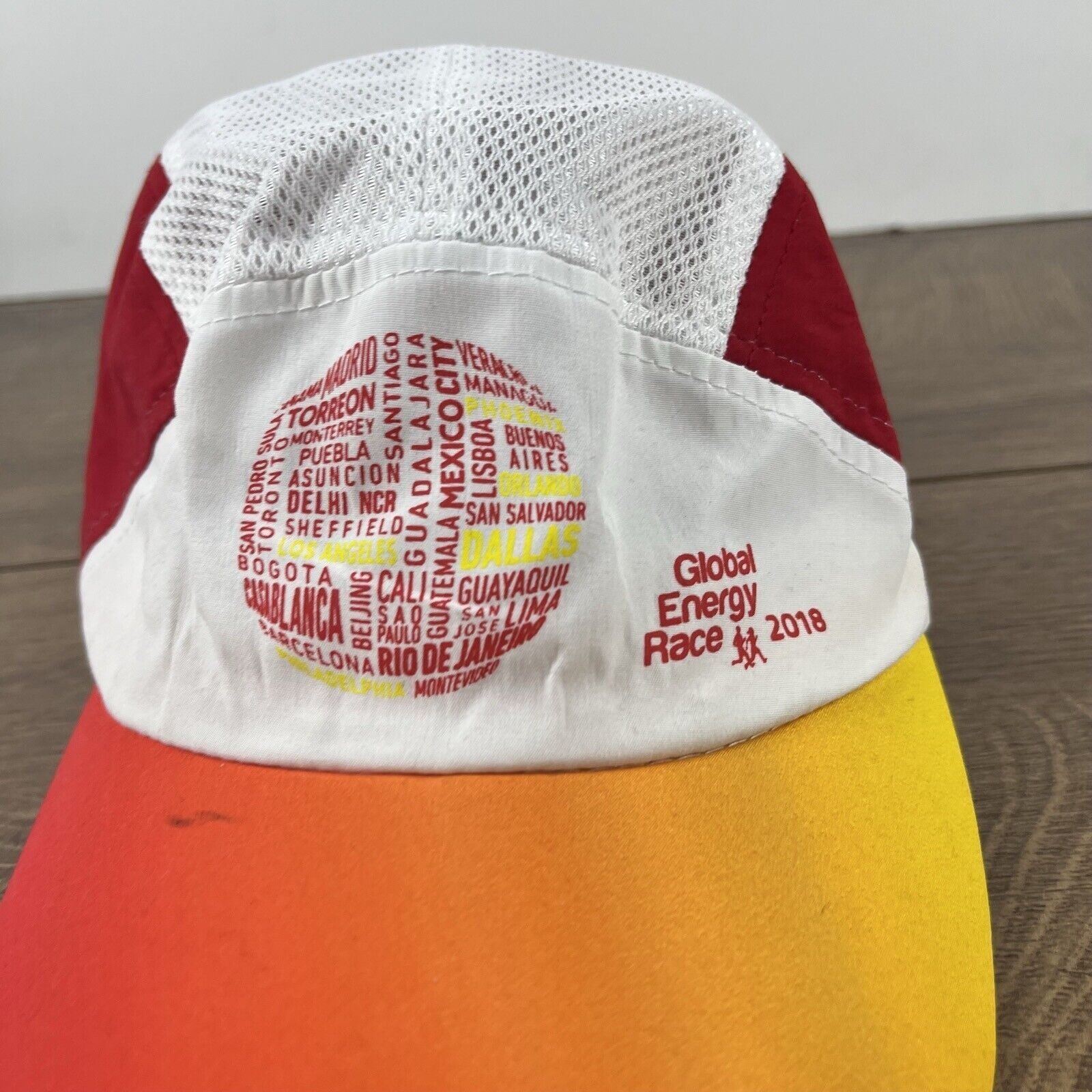 Other Bimbo Global Energy Race 2018 Hat White Cap Hat Adjustable H Size ONE SIZE - 6 Thumbnail