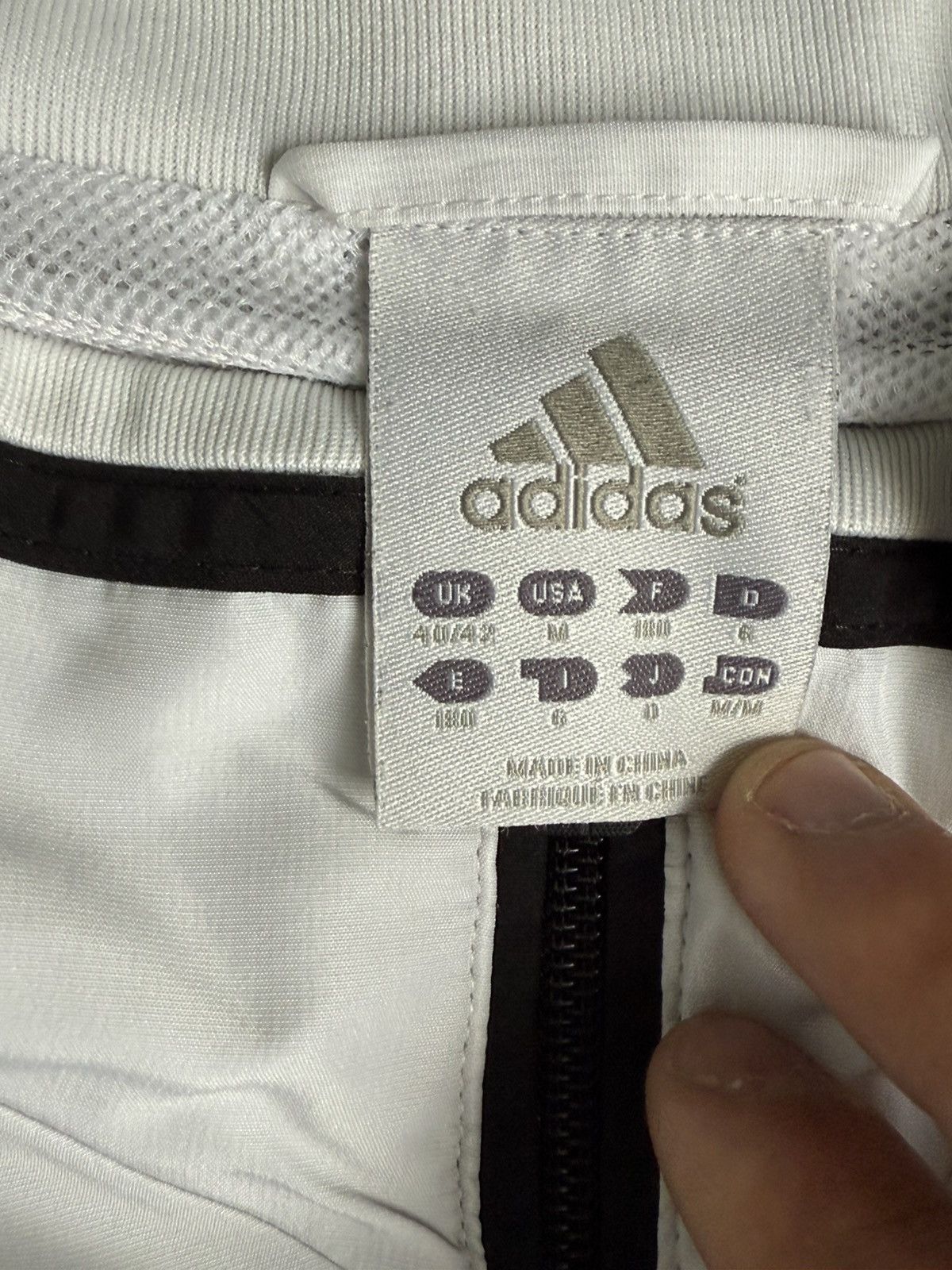 Adidas Adidas Germany DFB Soccer Track Jacket White Black Stripes Size US M / EU 48-50 / 2 - 6 Thumbnail