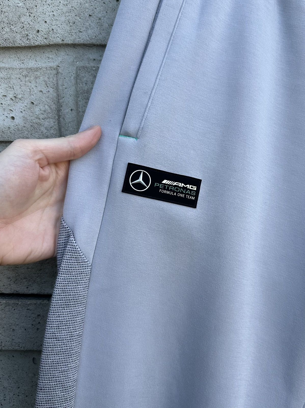 Mercedes-Benz × Puma Grey Puma x Mercedes AMG Petronas tracksuit pants size XL Size US 36 / EU 52 - 4 Thumbnail