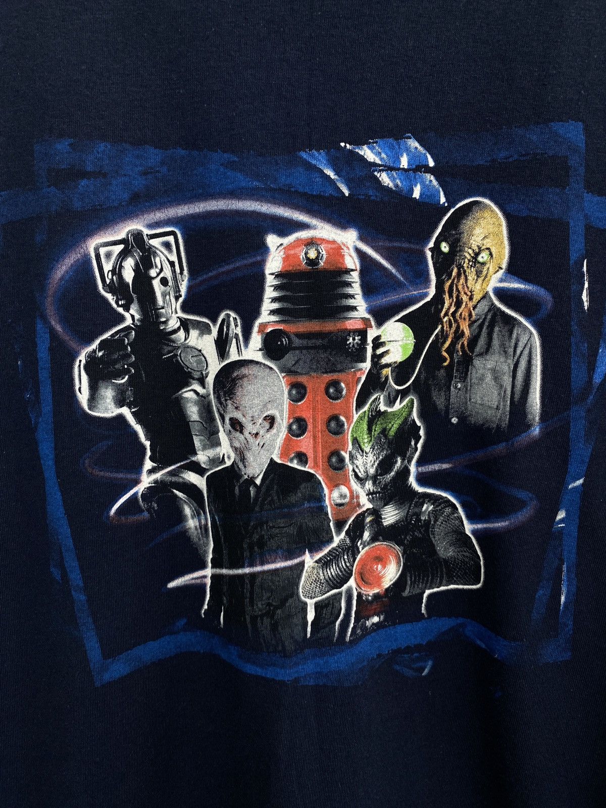 Gildan Vintage Y2K Doctor Who BBC Horror Retro Rare T-Shirt Size US M / EU 48-50 / 2 - 4 Thumbnail