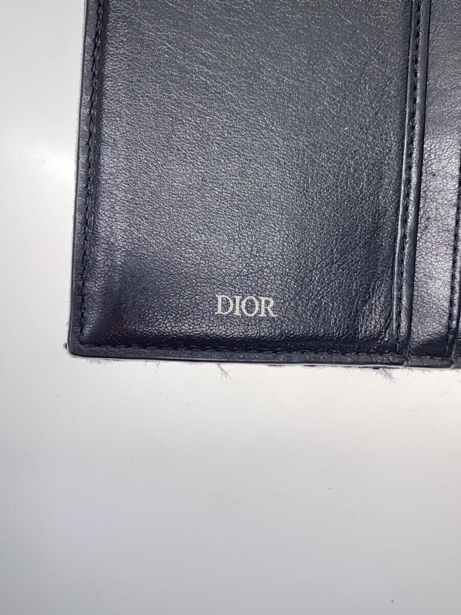 Dior Dior Monogram Canvas Vertical Long Wallet Black Size ONE SIZE - 3 Thumbnail
