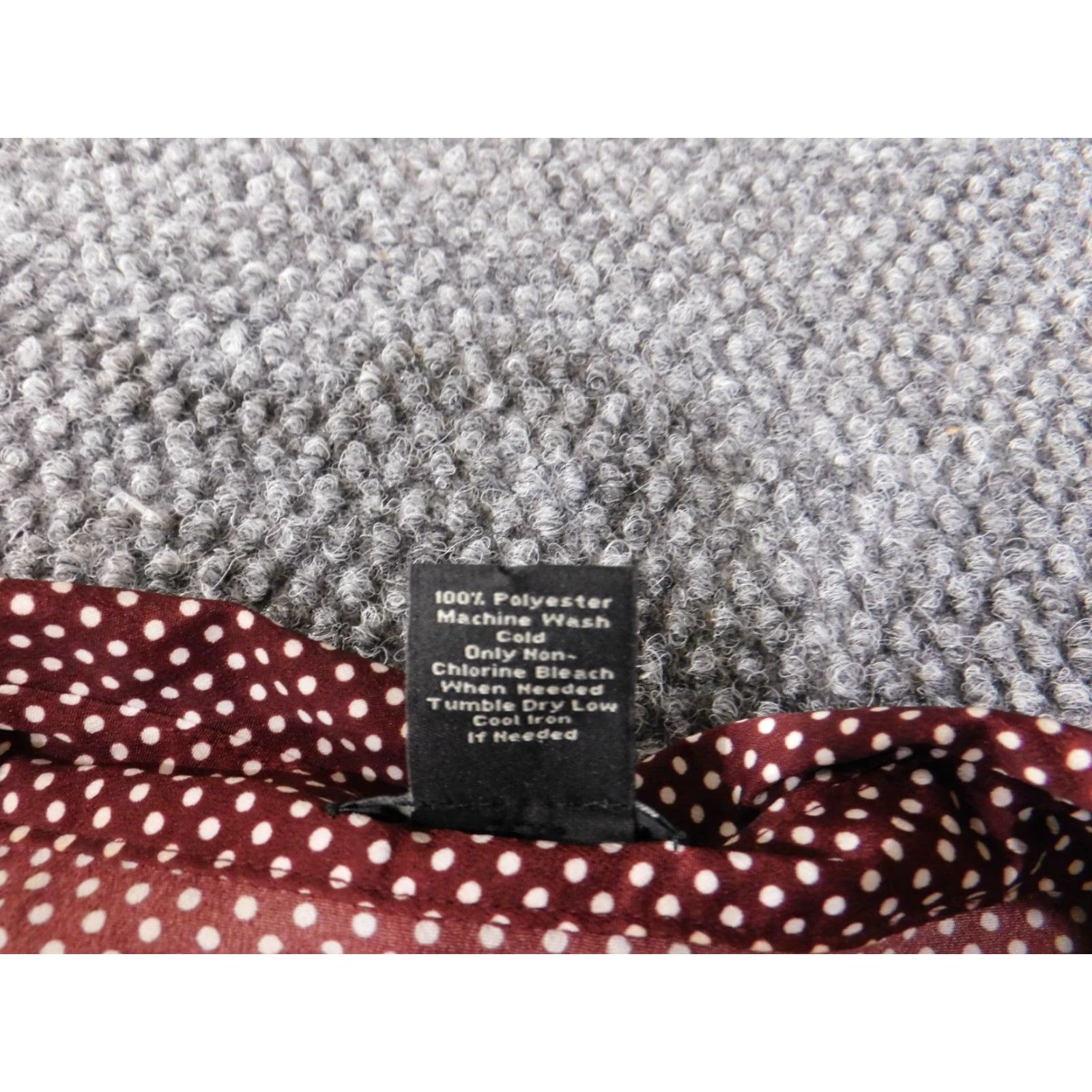 Vintage Ann Taylor Top Large Red Dots Polka Dot Casual Polyester Button-Up Womens L Shirt Size L / US 10 / IT 46 - 5 Thumbnail