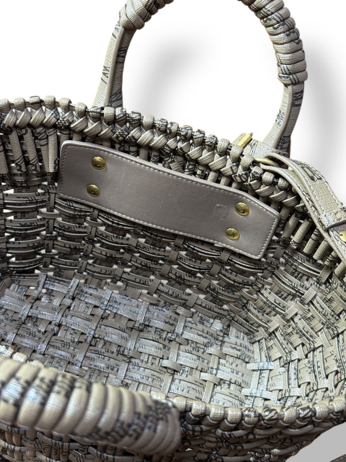 Balenciaga × Designer × Japanese Brand *RARE* AOP BALENCIAGA BISTRO BASKET BAG STRAP DEMNA BB Size ONE SIZE - 6 Thumbnail