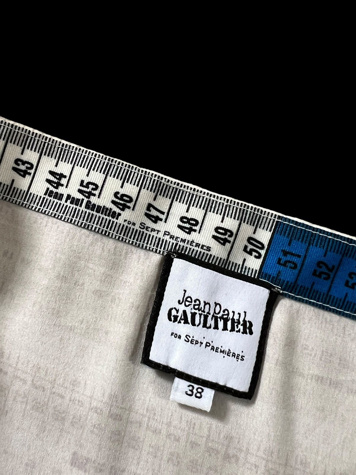 Jean Paul Gaultier Jean Paul Gaultier Tape Boat Neck Tops Size M / US 6-8 / IT 42-44 - 8 Thumbnail