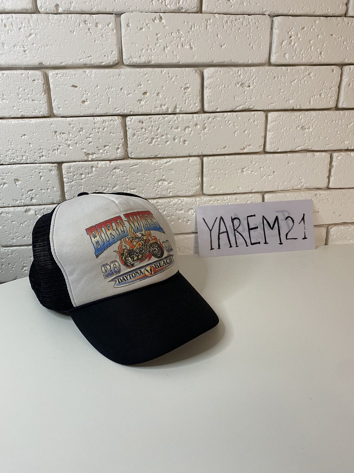 Other Bike Week 2002 tracker cap hat Size ONE SIZE - 1 Thumbnail