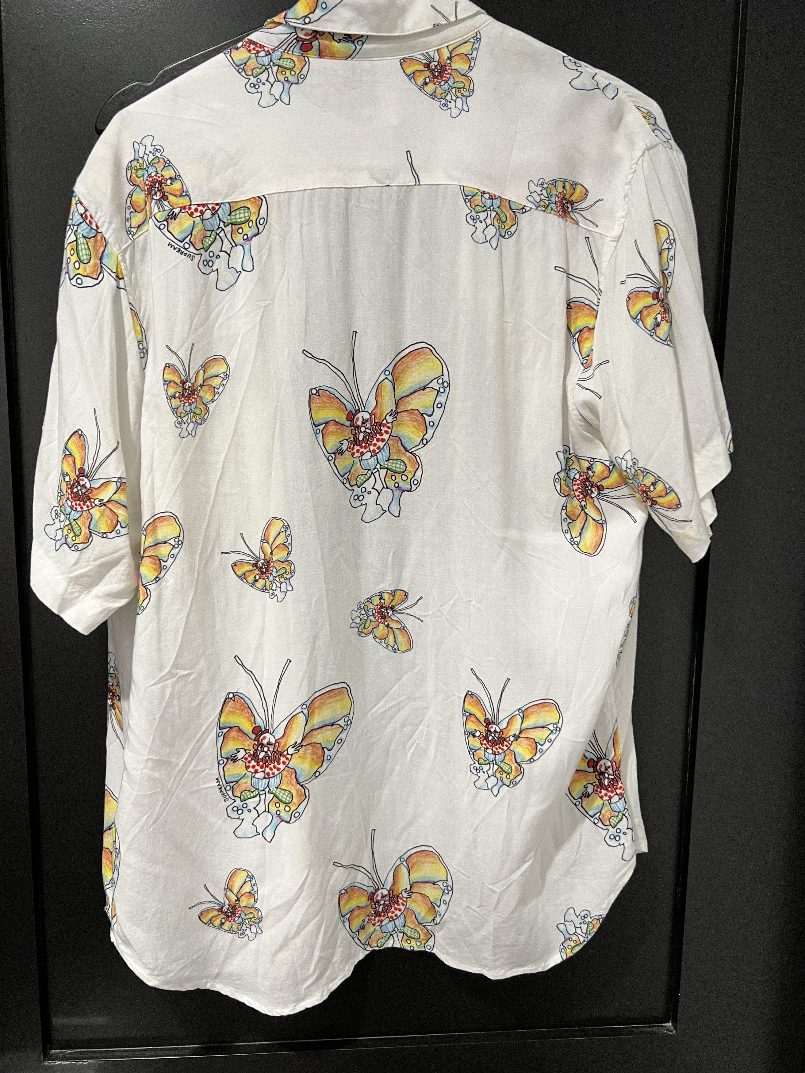 Supreme Supreme Supream Mark Gonzales Butterfly Button Up Shirt Size US L / EU 52-54 / 3 - 2 Thumbnail