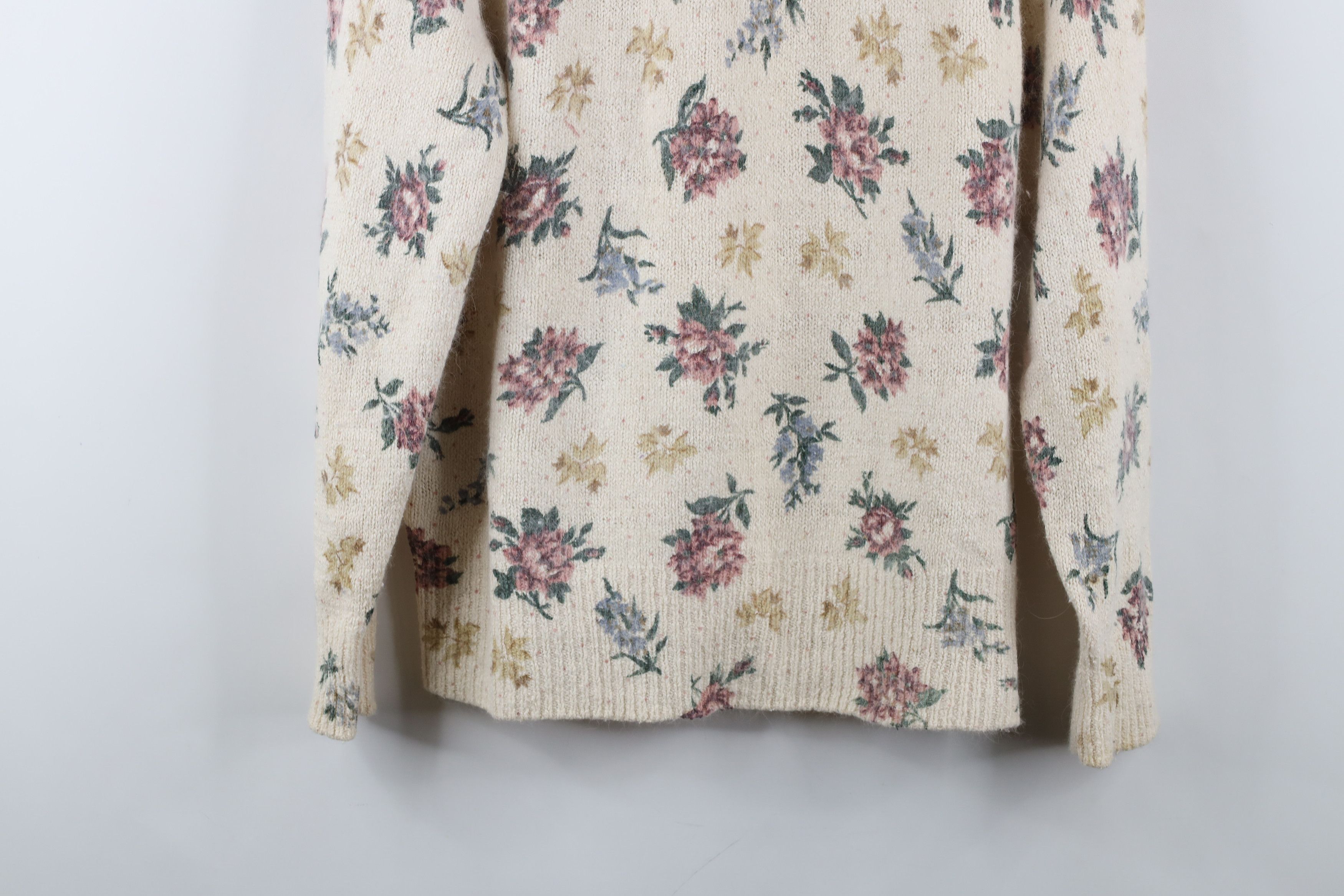 Vintage Vintage 90s Streetwear Knit Silk Angora Lambswool Sweater Size M / US 6-8 / IT 42-44 - 9 Thumbnail
