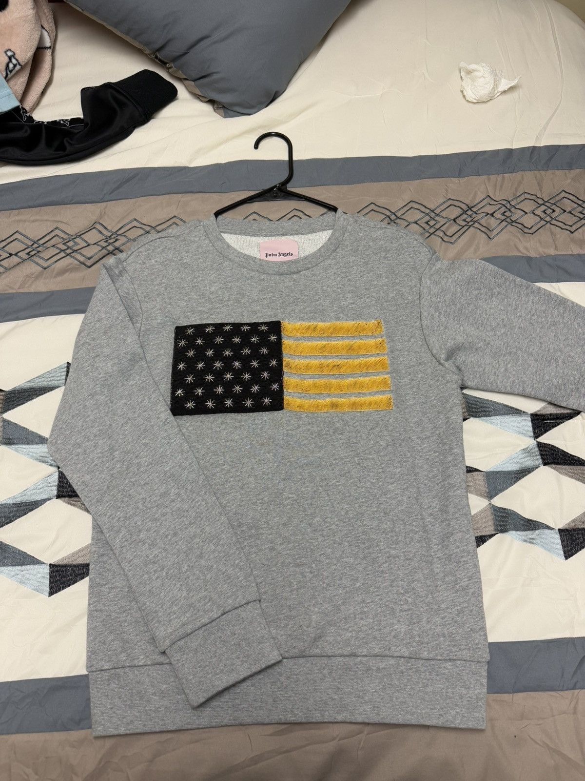 Palm Angels Palm Angels Sweatshirt embroidered flag Size US XS / EU 42 / 0 - 1 Thumbnail