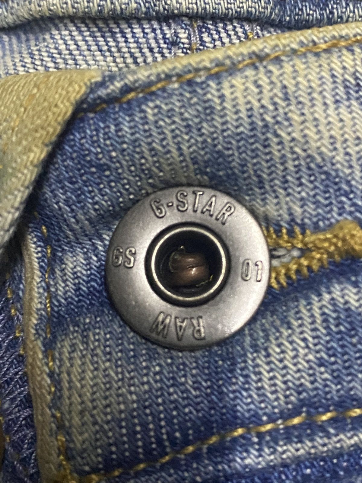 Raw State G Star Raw Multi Pocket Dirty Distressed Skinny Jeans Size US 31 - 13 Thumbnail