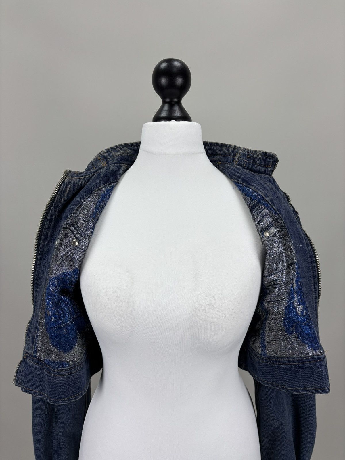 Gianfranco Ferre × Vintage Womens vintage denim jacket Gianfranco Ferre Jeans Size 36 Size XS / US 0-2 / IT 36-38 - 13 Thumbnail