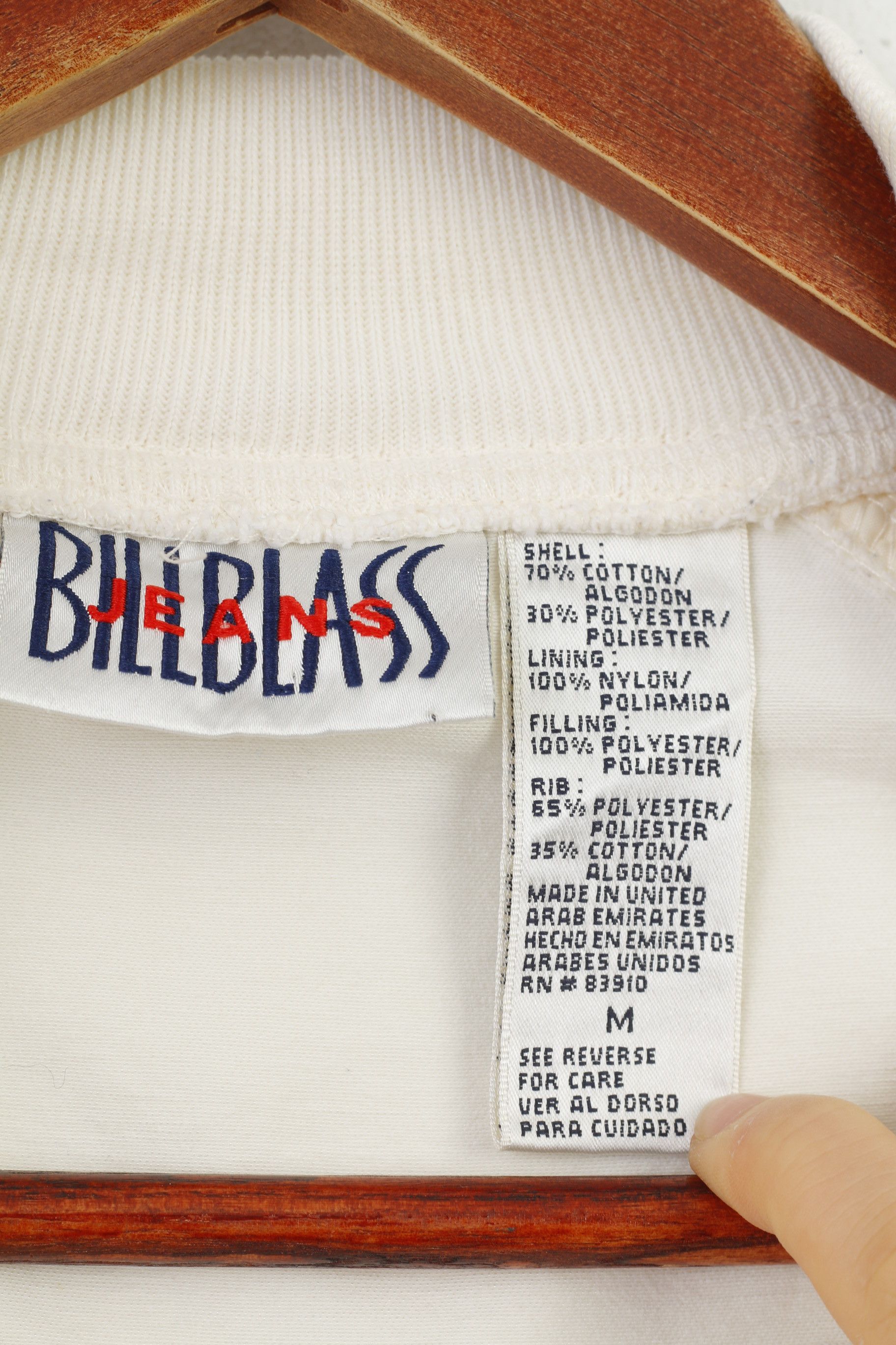 Bill Blass Bill Blass Jeans Women M Jacket Retro Cream Shiny 11109 Size M / US 6-8 / IT 42-44 - 4 Thumbnail