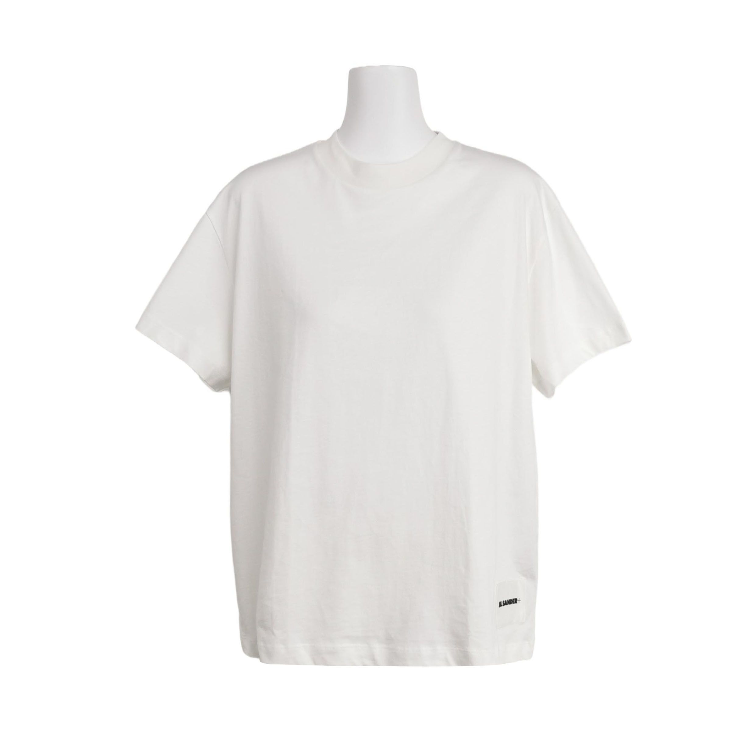 Jil Sander JIL SANDER JIL SANDER Cotton Solid Color Round Neck T-Shir Size US M / EU 48-50 / 2 - 1 Thumbnail