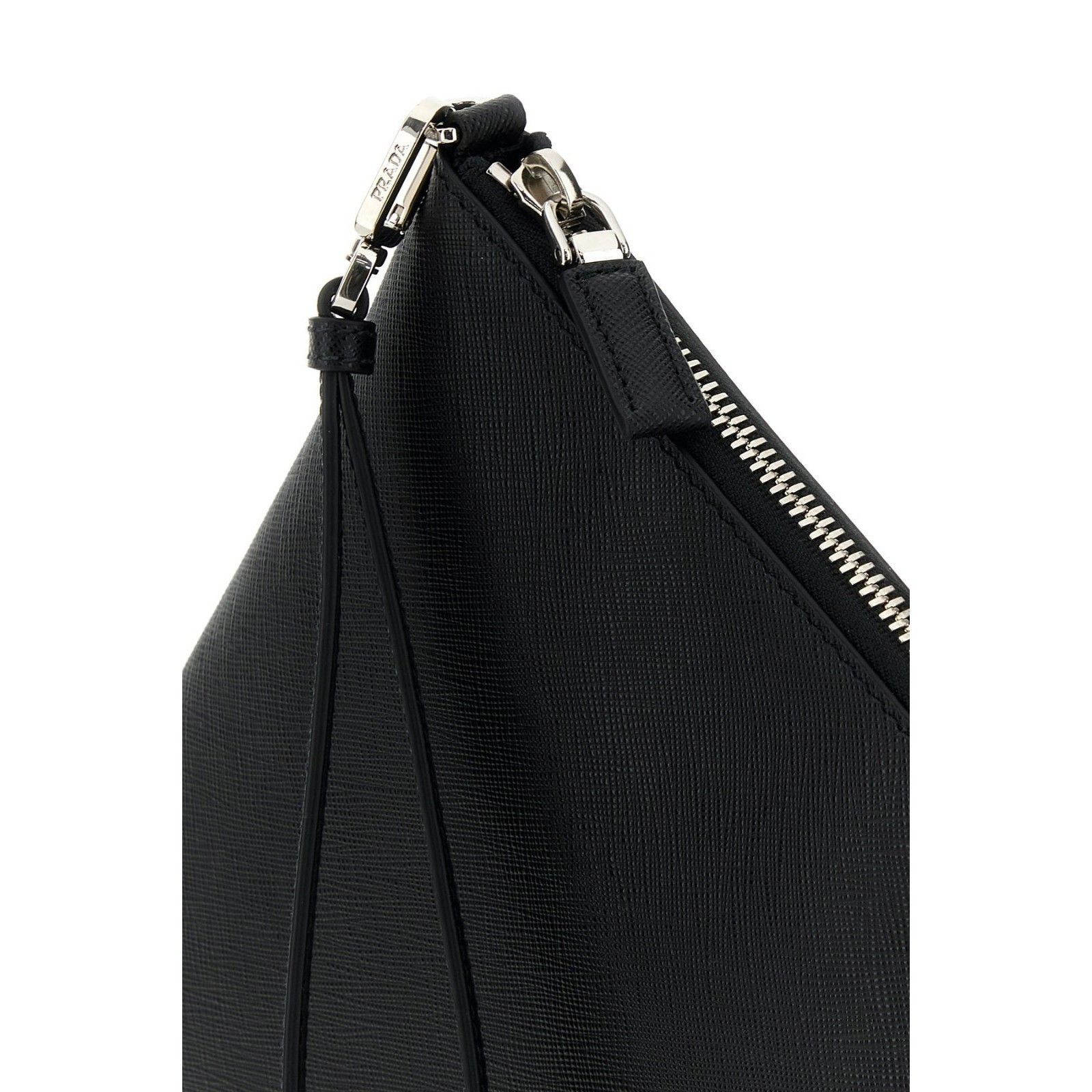 Prada PRADA Black Leather Clutch Bag New And Authentic Size ONE SIZE - 4 Thumbnail
