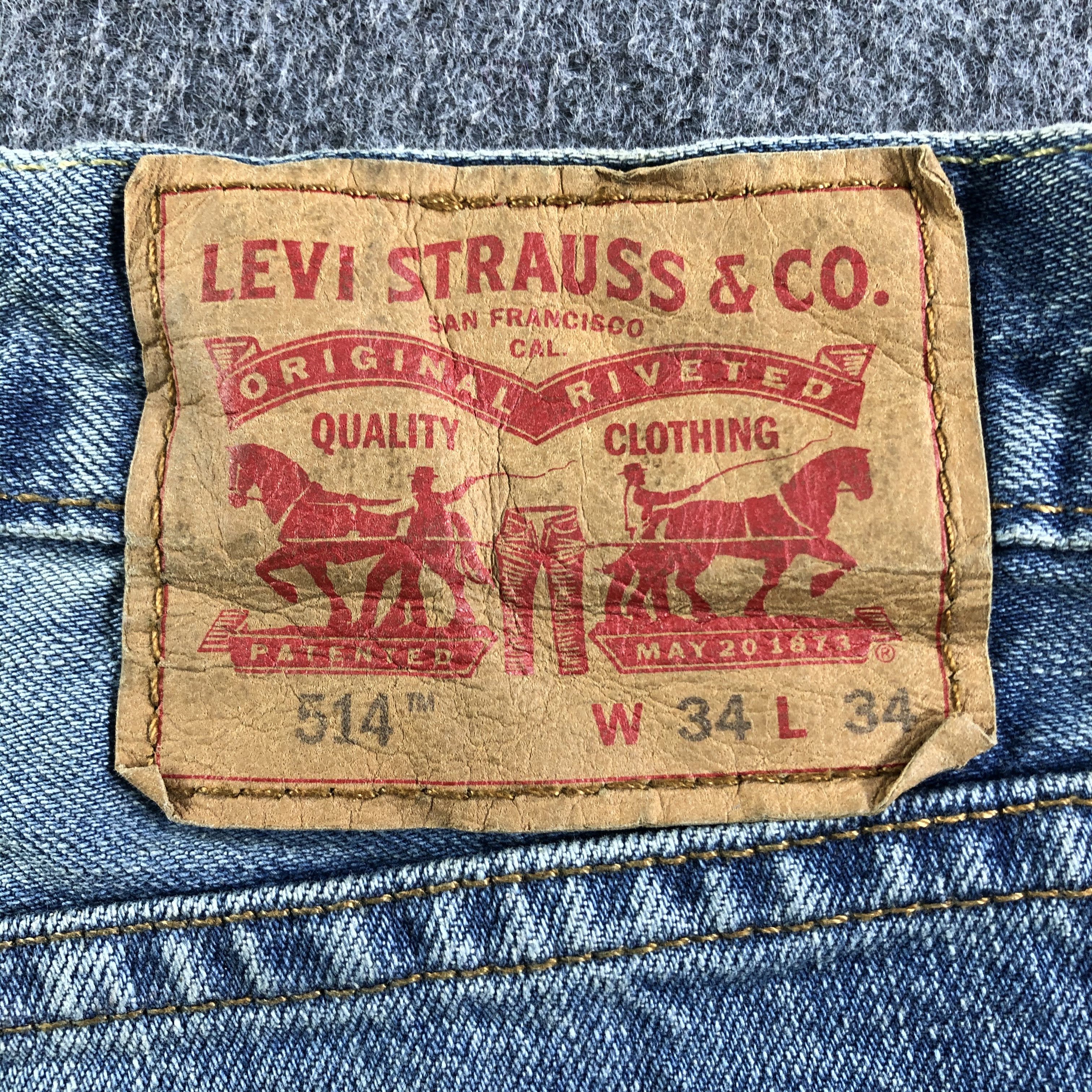 Levi's Vintage Blue Wash Levis 514 Jeans-J3331 Size US 36 / EU 52 - 5 Thumbnail