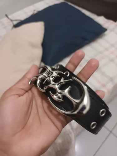 Vintage Y2K Hollow PU Leather Belt Size ONE SIZE - 2 Thumbnail