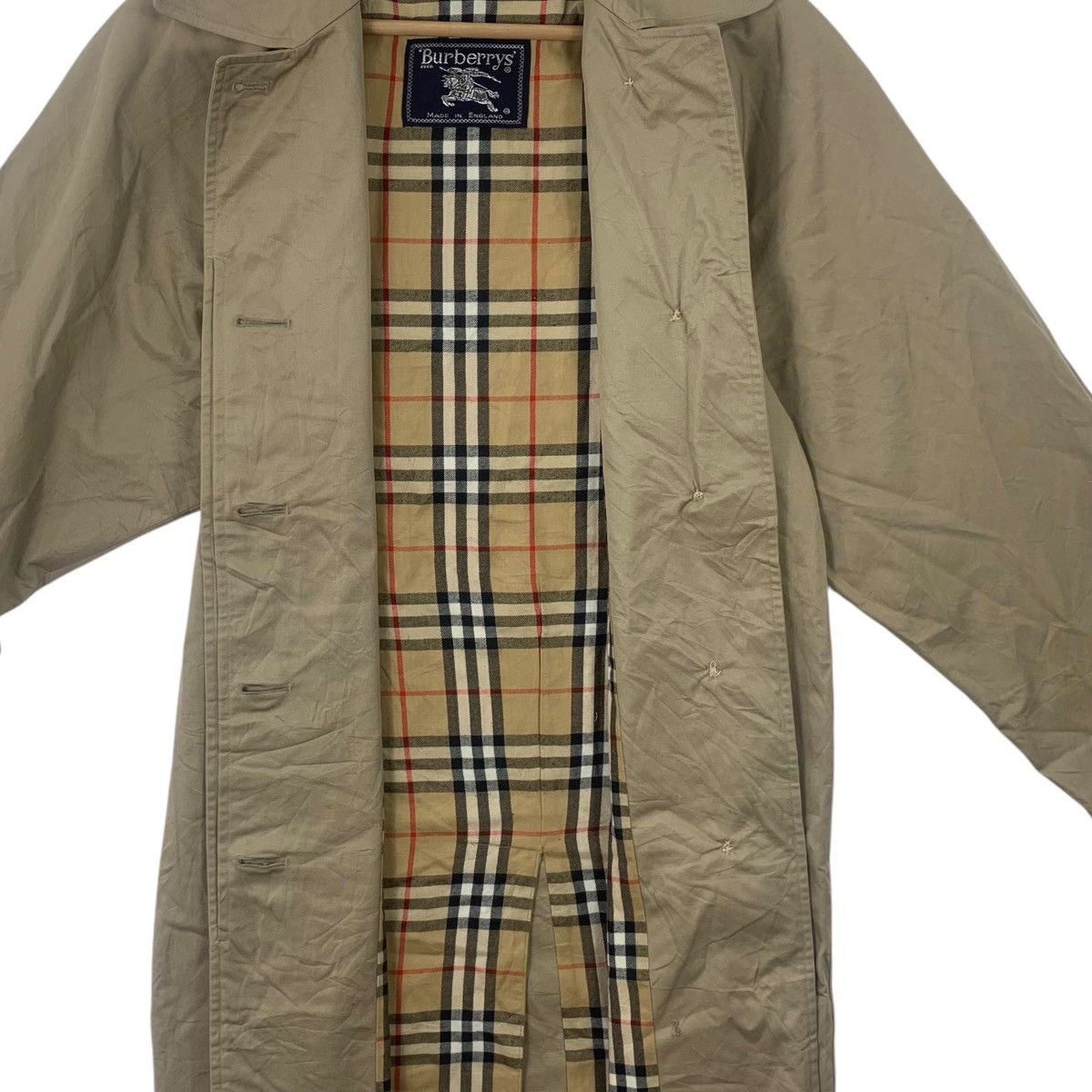 Burberry Vintage BURBERRY LONDON Nova Checks Trench Coat Parka Size US S / EU 44-46 / 1 - 6 Thumbnail