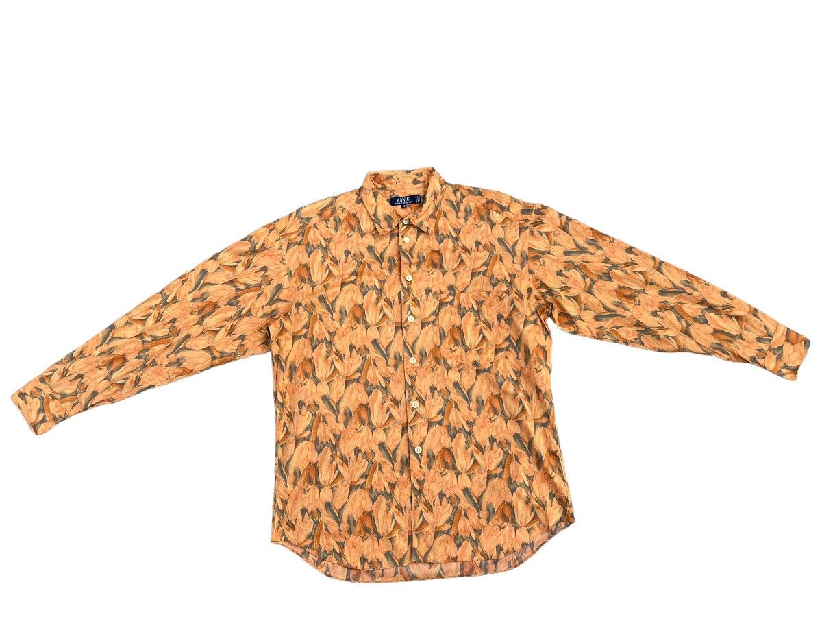 PPFM Vintage Maniac Japan Long Sleeves Oversized Flowers Shirt Size US M / EU 48-50 / 2 - 1 Thumbnail