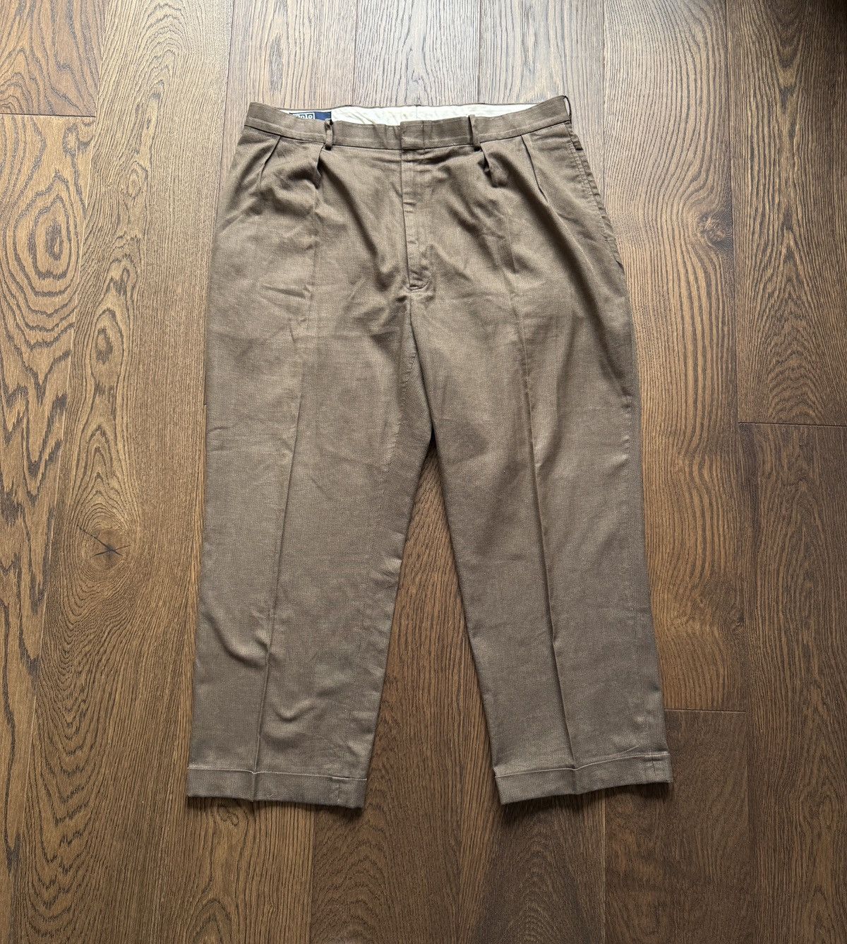 Polo Ralph Lauren Vintage 90s Polo Ralph Lauren Woven Dress Pants Size US 38 / EU 54 - 1 Thumbnail