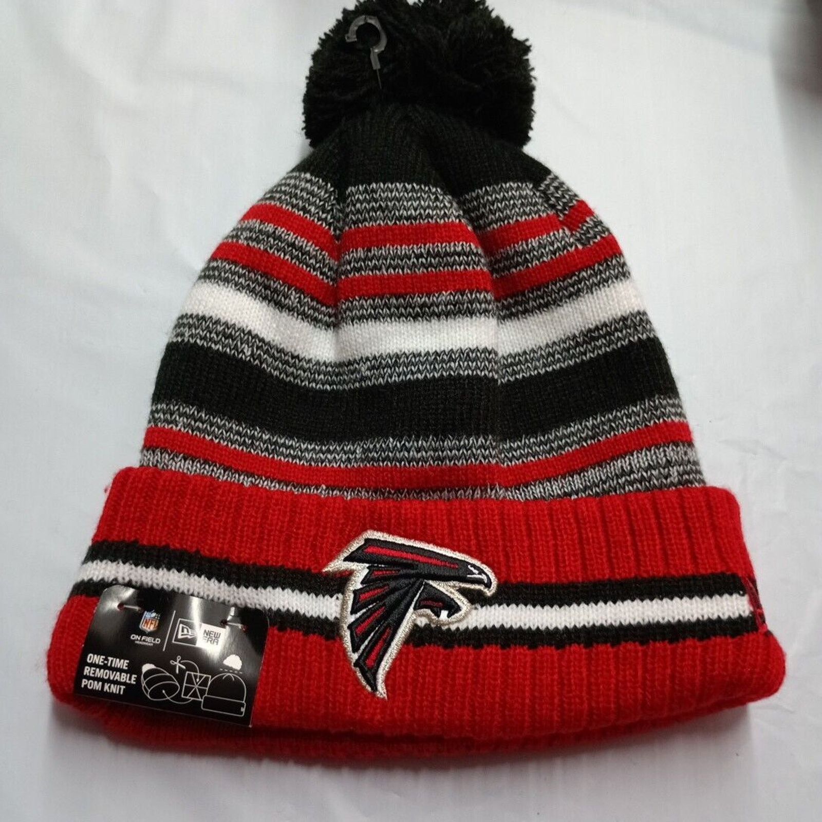New Era Atlanta Falcons New Era NFL Sideline Knit Beanie Size ONE SIZE - 1 Thumbnail
