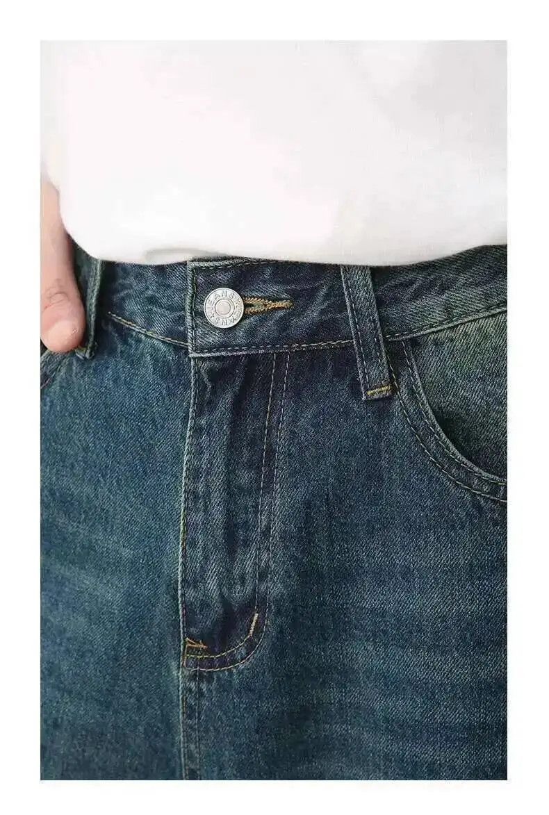 Japanese Brand Wide Leg Denim Shorts Size US 32 / EU 48 - 8 Thumbnail