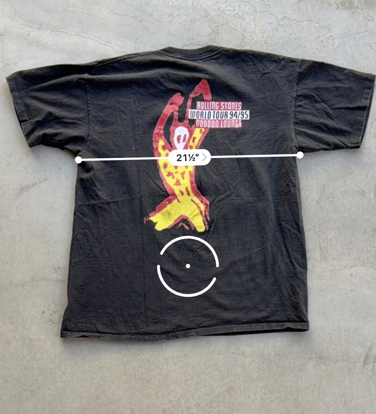 Brockum Vintage 1994 Rolling Stones Voodoo Lounge Tee XL Brockum Size US XL / EU 56 / 4 - 7 Thumbnail